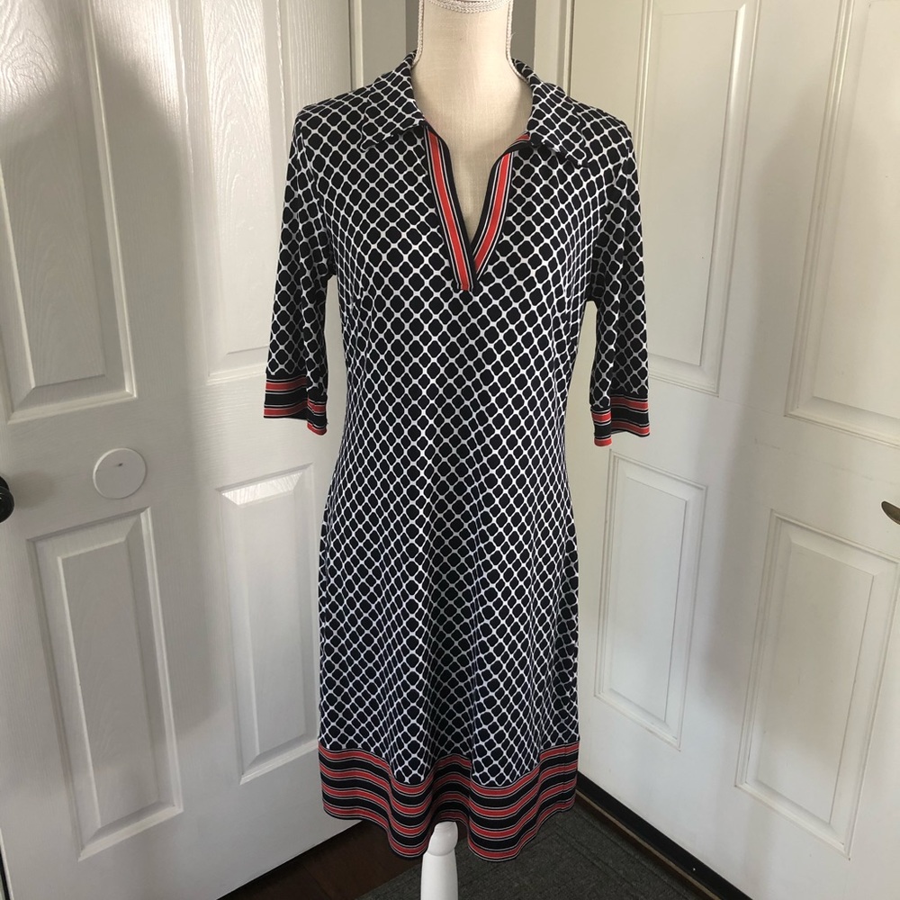 Enfocus Studio Shift Dress Navy